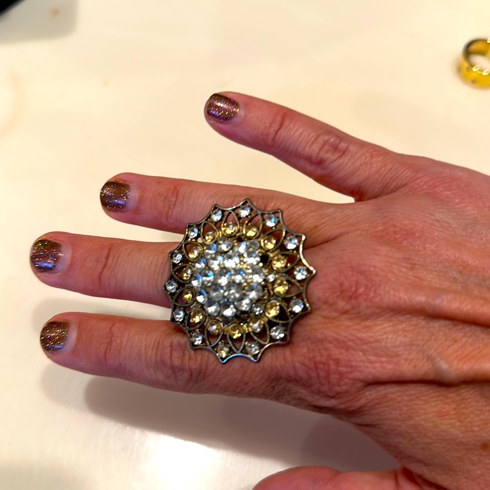 Vintage statement cocktail ring